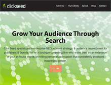 Tablet Screenshot of clickseed.com